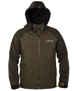 Tandem Baits Warme Softshell-Jacke für Herren | Männer Softshell Jacke | Kapuzenjacke Windjacke Wanderjacke | Camping Angeln Wandern Outdoor Sport | Wasserdicht Windschutz Atmungsaktiv Plus Size XL von Tandem Baits