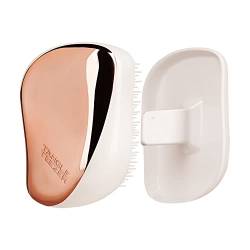 Tangle Teezer Haarbürste Klein Compact Styler Rose Gold - Kompakte Reise Haarbürste für unterwegs - Bürste ohne Ziepen im eleganten Design von Tangle Teezer