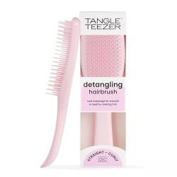 Tangle Teezer Ultimate Detangler Millennial Pink, Eine Haarbürste für trockenes & nasses Haar mit flachem Griff für idealen Halt von Tangle Teezer