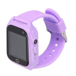Smartwatch mit 26 Puzzlespielen, IP67 wasserdichte Touchscreen-Uhr für Jungen, Mädchen, Teenager, Multifunktionsuhr für den Außenbereich, HD-Kamera, Schulmodus (Purple) von Tangxi