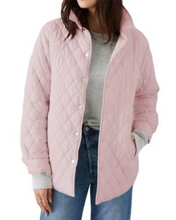 Tankaneo Damen Puffer Jacke Leichte Steppjacke Warm Winterjacke Damen kurz Outdoor Mantel mit Taschen von Tankaneo