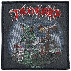 Tankard One foot in the grave Patch Mehrfarbig von Tankard