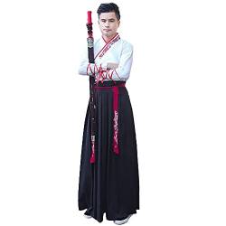 Taooolll Chinesisches Hanfu Kleid für Frauen Mann Altes chinesisches traditionelles Kostüm Hanfu Kleid Kostüm Cosplay Kostüm Anzug für Bühnenshow Performances Cosplay Halloween Party von Taooolll