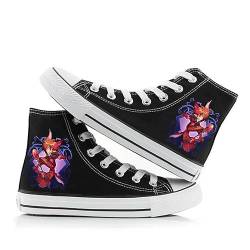 Hazbin Hotel Schuhe High Top Canvas Sneaker Alastor/Charlie Morningstar/Angel Dust Shoes Anime Sneaker High Top Trainers Für Frauen Männer von Taoyuany