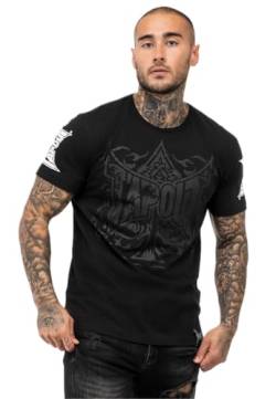 Tapout Herren ACE of Spades T-Shirt, Black/Grey/White, L von Tapout