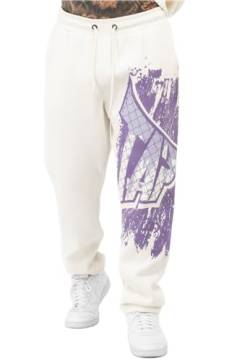 Tapout Herren CF Jogger Shorts, White/Lilac, XL von Tapout