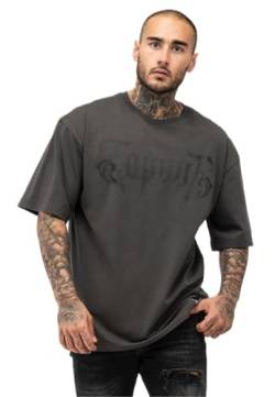 Tapout Herren Simply Believe T-Shirt, Grey/Black, L von Tapout