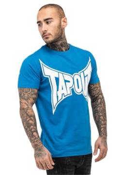 Tapout Herren T-Shirt Normale Passform Logo Tee Royal Blue/White L von Tapout