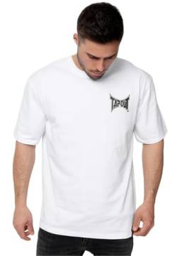 Tapout Herren T-Shirt Oversize Creekside White/Black M, 940010 von Tapout