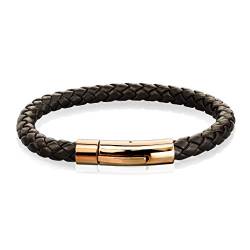 Tapsi´s Coolbodyart ® PU-Leder Armband für Herren und Damen Schwarz, Braun geflochten mit Magnetverschluss Silber, Gold, Schwarz, Roségold von Tapsi´s Coolbodyart