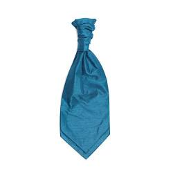 J. Wood - Herren Krawatte - vorgebunden & gerüscht - Blaugrün von Tartanista
