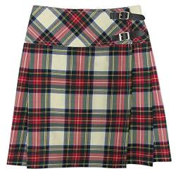 Tartanista Damen 51 cm Lange Kilt-Rock mit Kiltnadel Dress Stewart 48 von Tartanista