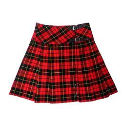 Tartanista Damen 51 cm Lange Kilt-Rock mit Kiltnadel Wallace 44 von Tartanista