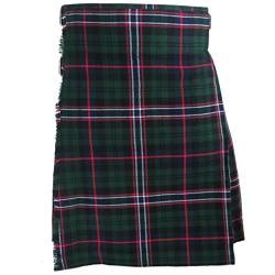 Tartanista - Herren Kilts mit 61 cm (24“) Länge - hochwertig - Scottish National - Taille (Nabelhöhe) 137,2cm (54“), Länge 61cm (24“) von Tartanista