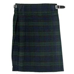 Tartanista - Jungen Scottish-Highland-Kilt - hochwertig - Black Watch-Tartanmuster - Taille - 61 cm (24“), Länge - 51 cm (20“) von Tartanista