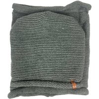 Taschen4life Beanie Mütze & Schal - N-Set unisex (2 teilig, Long-Beanie & Loop-Schal) für Damen und Herren, Strick uni einfarbig, klassisch modischer Stil von Taschen4life