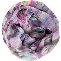 Taschen4life Loop Damen Sommer Schal / Regenbogen Muster, Tücher & Schals, leicht mehrfarbig, Streifen von Taschen4life