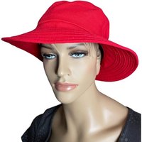 Taschen4life Sonnenhut Modischer Sommer Leinen Hut Bucket Hat, Größenverstellbar, unisex, Fischerhut von Taschen4life