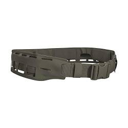 Tasmanian Tiger TT Molle Hyp Belt Low Profile Extrem Flacher Leichter Taktischer Hypalon Warrior Belt Einsatz- & Dienst-Gürtel Waffengurt (Oliv, L (150 cm)) von Tasmanian Tiger