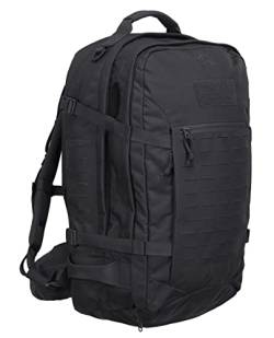 Tasmanian Tiger TT Rucksack Mission Pack MKII Molle-Kompatibler Outdoor Trekking-Rucksack mit vielen Fächern 37 Liter Volumen (Schwarz) von Tasmanian Tiger