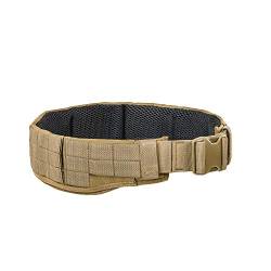 Tasmanian Tiger TT Warrior Belt MK IV Molle-kompatibler Ausrüstungs-Gürtel, Taktischer Einsatz-Gürtel, Khaki von Tasmanian Tiger