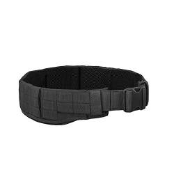 Tasmanian Tiger TT Warrior Belt MK IV Molle-kompatibler Ausrüstungs-Gürtel, Taktischer Einsatz-Gürtel, Schwarz von Tasmanian Tiger