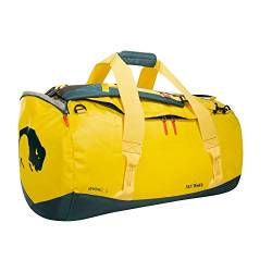 Tatonka Barrel L Reisetasche - 85 Liter - wasserfeste Tasche aus LKW-Plane mit Rucksackfunktion und großer Reißverschluss-Öffnung - Rucksacktasche 85l - Damen und Herren - gelb von Tatonka