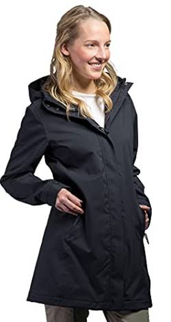 Tatonka Kjell Womens Hooded Coat, 46/46 Damen, dark black von Tatonka