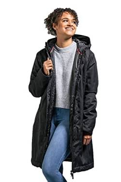 Tatonka W Floy Coat Schwarz - Thinsulate™ Wasserdichter sportlicher Damen Wintermantel, Größe 38 - Farbe Black von Tatonka