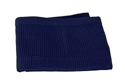 Taubert Spa Thalasso Saunatuch 200 x 75 cm leichtes Waffelpikee OneSize (200 x 75) Navy von Taubert