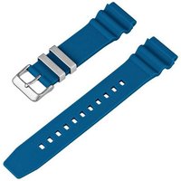 Tauchmeister Uhrenarmband PU-Armband Ersatzband blau mit Dornschließe 22 mm von Tauchmeister