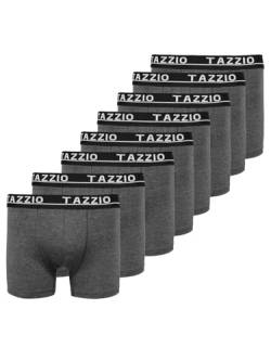 Tazzio Boxershorts Men Herren 8er Pack Unterwäsche Unterhosen Männer Retroshorts (DE/NL/SE/PL, Alphanumerisch, M, Regular, Regular, Anthrazit (8er Set)) von Tazzio