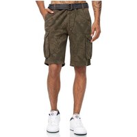 Cargoshorts A201 Cargo Shorts inkl. abnehmbarem Gürtel von Tazzio