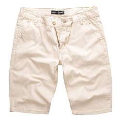 Tazzio Herren Chino Shorts Chinoshorts Designer Hose Beige W33 von Tazzio