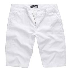 Tazzio Herren Chino Shorts Chinoshorts Designer Hose Weiß W42 von Tazzio