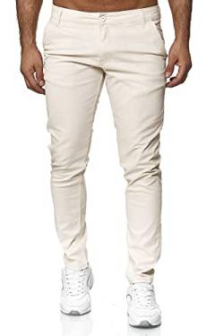 Tazzio Hose Chino Herren Slim Fit Chinohose Stoffhose Herrenhose Stretch Neu 19530 (31W/30L, Ecru) von Tazzio