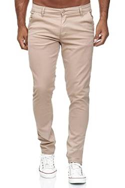 Tazzio Hose Chino Herren Slim Fit Chinohose Stoffhose Herrenhose Stretch Neu 19530 (36W/34L, Beige) von Tazzio