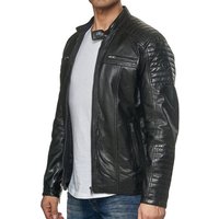 Tazzio Lederjacke 19709 Herren Echtleder Leder Jacke im Biker-Look von Tazzio