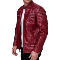 Tazzio Lederjacke 19709 Herren Echtleder Leder Jacke im Biker-Look von Tazzio