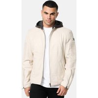 Tazzio Lederjacke A800 Biker-Look mit abnehmbarer Kapuze von Tazzio