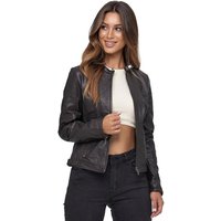 Tazzio Lederjacke F505 moderne & zeitlose Damen Jacke im Biker Look von Tazzio