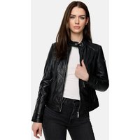 Tazzio Lederjacke F520 moderne & zeitlose Damen Jacke im Biker Look von Tazzio