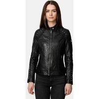 Tazzio Lederjacke F521 moderne & zeitlose Damen Jacke im Biker Look von Tazzio