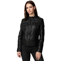 Tazzio Lederjacke F524 moderne & zeitlose Damen Jacke im Biker Look von Tazzio