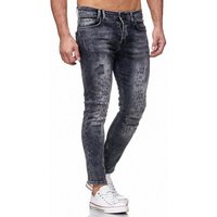 Tazzio Skinny-fit-Jeans 17516 im Destroyed-Look von Tazzio