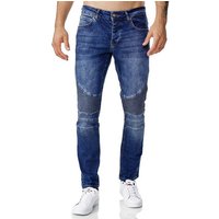 Tazzio Slim-fit-Jeans 16517 in cooler Biker-Optik von Tazzio