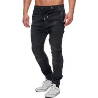 Tazzio Straight-Jeans 16505 Sweat Hose im Biker-Look & Jogger-Stil von Tazzio