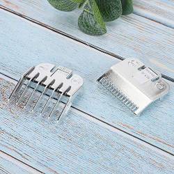 Er pour Tondeuse Wahl,Wahl 4.5mm Aufsatz,Vintage Oil Head Hair Clipper Limit Comb Positioning Tooth Galvanik Guide Comb Haircut AccessoryGold (Silberner Bremssattel 1,5 mm + 4,5 mm) von Tbest