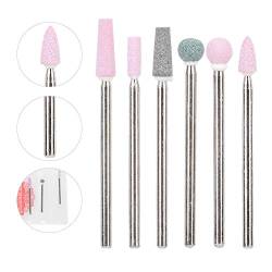 Nagelfräser Aufsätze,Bits Für Nagelfräser,Kranke Für Nägel,Nagel Bohrer,Efile-Bohrer,6 Stück Packung,Nailart-Bohr-Bit-Kit Nagel Bohrer Zubehör Maniküre-Werkzeug von Tbest