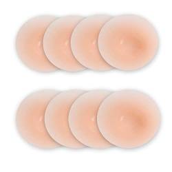 Tbwisher Nipple Pads Women Nipple Covers Reusable and Self-Adhesive Silicone Nipple Covers with Nipple Protection Stickers Nipple Covers(4 Paare) von Tbwisher